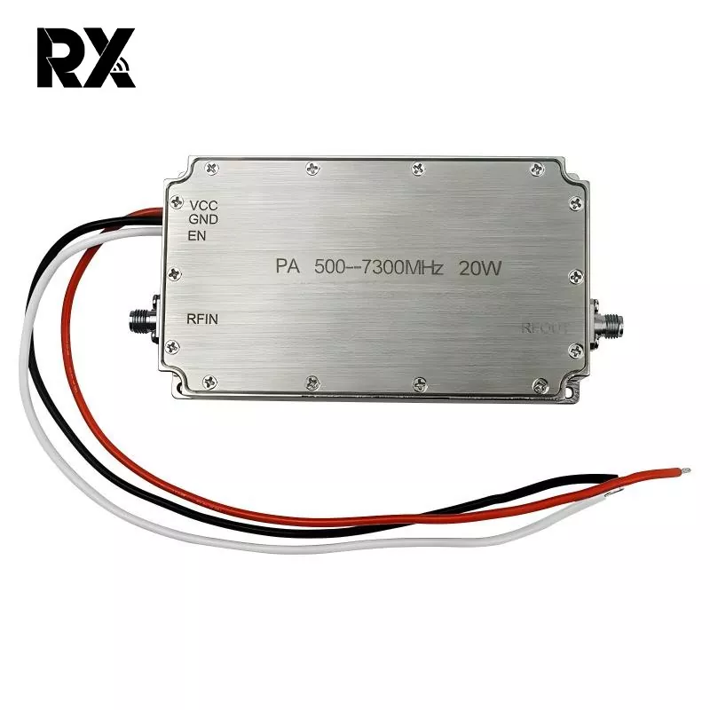 Amplificatore di potenza a banda ultralarga da 20 W 500-7300 MHz